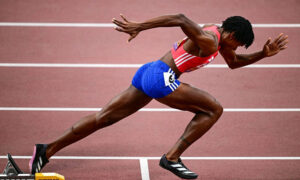 MARILEIDY PAULINO RD gana 400 Mts otra vez