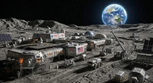 base de la NASA en la Luna