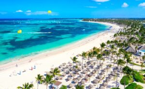 Vista de playas en Punta Cana