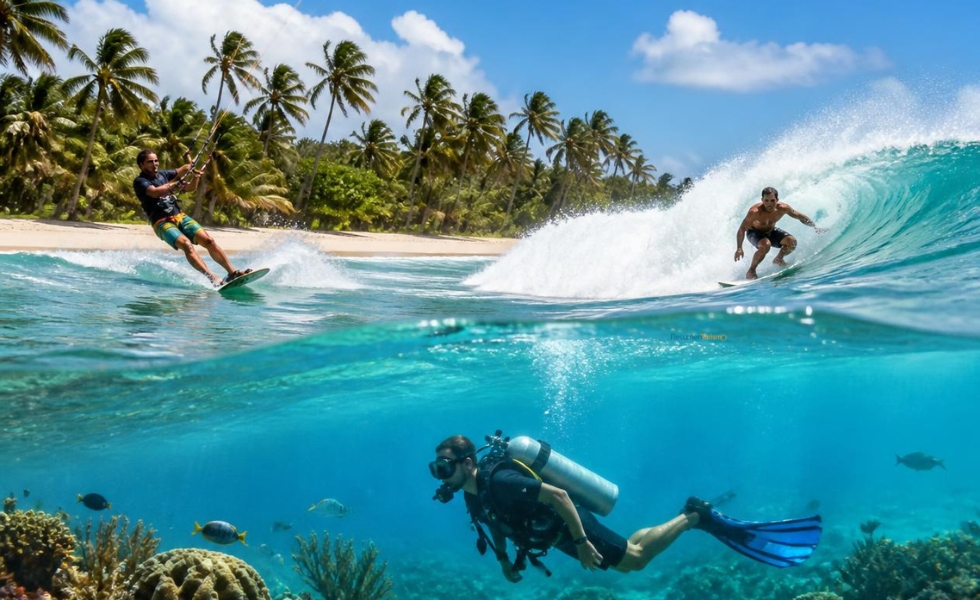 Playas deportes acuáticos